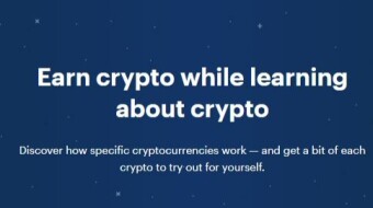 Learn about crypto and earn with the Coinbase Earn program