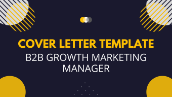 Cover letter: B2B Growth Marketing Manager