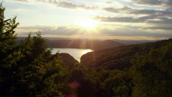 Bird's eye view of the Bieszczady Mountains - Beautiful Polish Mountains