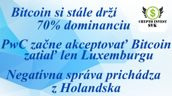 PWC začne akceptovať Bitcoin.