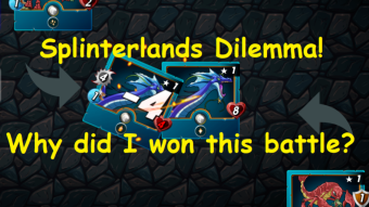 Splinterlands Dilemma -  Why did I win a Sea Monster v Sea Monster battle?