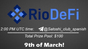 Join the AMA of RioDeFi Spanish x CoinZoom. Rewards: 100 USDT, March 9th.