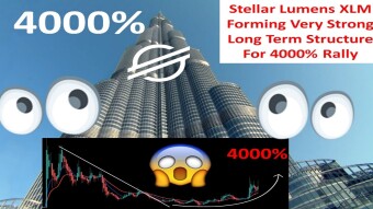 Stellar Lumens XLM Forming Very Strong Long Term Structure For 4000% Rally