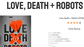 love, death and robots! on netflix. Season 1