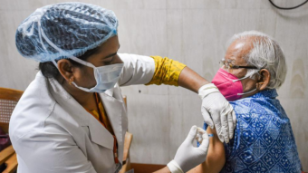 Senior Citizens’ exciting month in India with them out to get their Covid-19 vaccine jabs