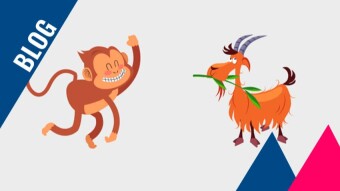 A brief tale of monkeys and goats, urging you to invest in the stocks of reputable companies