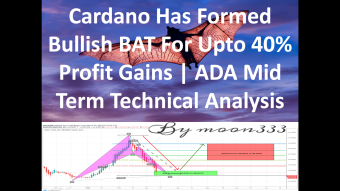 Cardano Has Formed Bullish BAT For Upto 40% Profit Gains | ADA Mid Term Technical Analysis