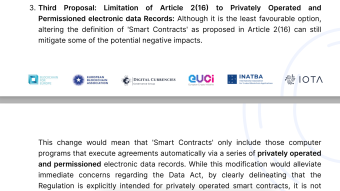 Open Letter to the EU regarding Smart Contracts
