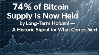 74% of Bitcoin Supply Is Now Held by Long-Term Holders — A Historic Signal for What Comes Next