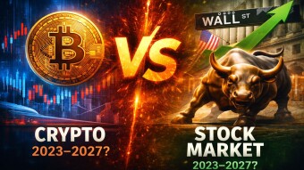 Why 2023–2027 Favors Stock Market Investing Over Crypto