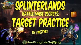 Splinterlands - Battle Mage Secrets: Target Practice, Blast works great!