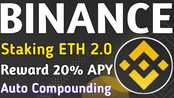 BINANCE ETH 2.0 Staking Review | Reward 20% APY | Auto Compound | Stake ETH To Earn BETH #BINANCE