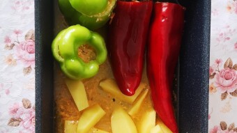 Foodbook #529 Stuffed peppers with feta