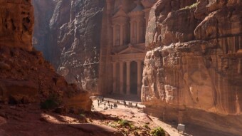 Petra in Jordan - a pearl of architecture carved in the rock