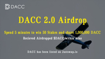 DACC 2.0 "Decentralized Accessible Content Chain" - the next generation of DeFI DEX protocol on Tron Blockchain.