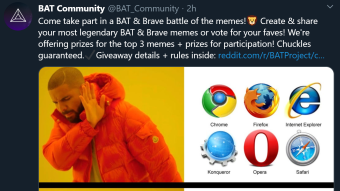 BAT & Brave MEME Competition + Giveaway — March 24, 2020