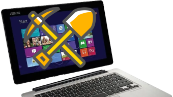 Mining on Asus T200TA tablet (you really shouldn't)