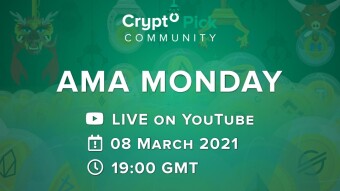 📢 CryptoPick Announcement - New AMA Monday 08/03