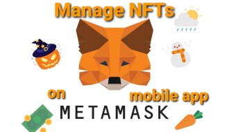 How to manage NFT's with the Metamask mobile app