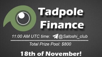 Tadpole Finance SatoshiClub AMA from 18 November