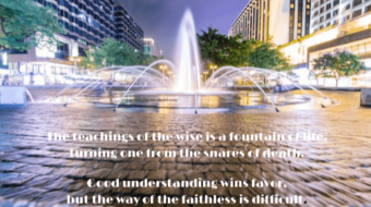 What Proverbs 13:14-15 Says About Teaching the Wise