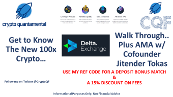 Bitmex Killer w/ a DEPOSIT BONUS & Fee Discount? Video AMA & Walk through w/ a cofounder of Delta.Exchange