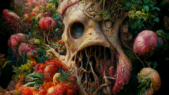 Rotten Meat In Paradise | 10 Artworks I made with Midjourney