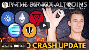 Daily Video: Jason Pizzino [CRYPTO CRASH 2021 UPDATE! 10X ALTCOINS TO BUY | Get Rich with Crypto]