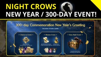 Night Crows 🌒| 300 Day Commemoration - New Year’s Greeting!