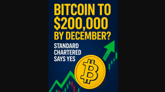 Bitcoin to $200,000 by December? Standard Chartered Says Yes — Here’s Why This Bull Run Could Be the Biggest in History
