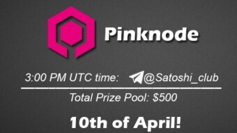 Join the AMA of Satoshi Club x Pinknode. Rewards: 500 USDT, April 10th.