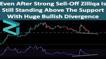 Even After Strong Sell-Off Zilliqa Is Still Standing Above The Support With Huge Bullish Divergence