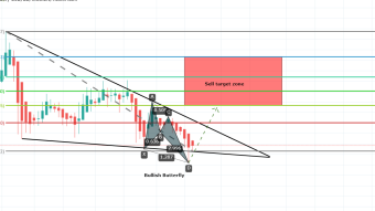 Cardano (ADA) has hit the support of pennant and formed bullish Butterfly for upto 55% bullish move