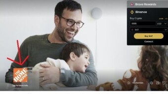 Home Depot on BraveAds!!