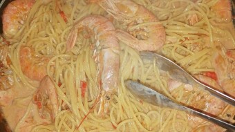 Foodbook #516 Shrimp Linguine Pasta