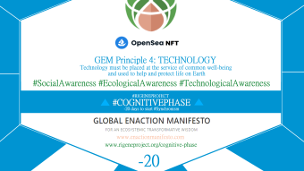 RIGENEPROJECT Opensea #NFT: GEM Principle 4 #TECHNOLOGY [-20 days to start #Synchronism] [8-432 Hz] #rigeneproject #PlanetaryOctet #DigitalDNA #Blockchain