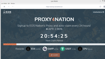 Daily airdrop for eos wallet. Do not miss out on this!