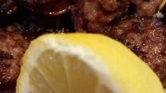 Foodbook #1232 sausages at lemon