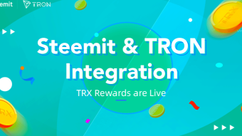 Steem Users Now Earn Tron Reward