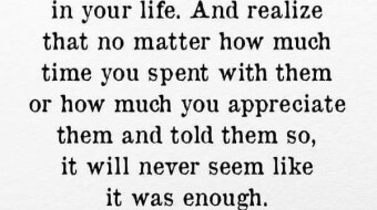 Nothing Sometimes Is Ever Enough.