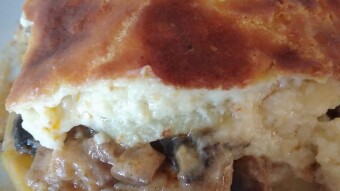 Foodbook #864 Greek traditional moussakas
