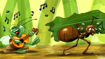 The ant and the cicada in the digital world