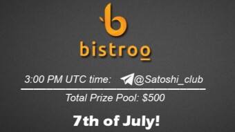 Join the AMA of Satoshi Club x Bistroo. Rewards: 500 USDT, July 7th.