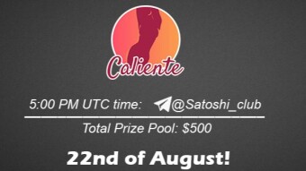 Join the AMA of Satoshi Club x Caliente.finance. Rewards: 500 USDT, August 22nd.