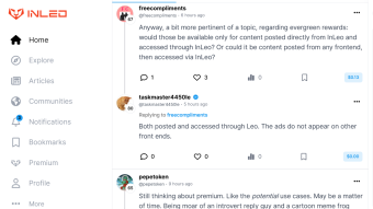 InLeo Blockchain Platform now offers Premium for Crypto Content Creators!