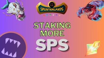 Splinterlands | Staking more SPS with time to reach my goal faster