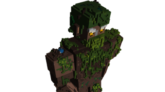 Forest Giant - my first voxel creation for The Sandbox