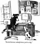 (IJCH) Well, this is VERY AWKWARD (or "The Internet Doesn't Know You're a Dog. Ditto for Icons..") - Humor