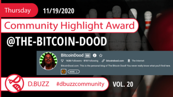 We have an award for one of our community members!
