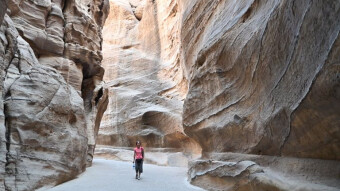 32 km of walking around Petra, in the heat and dust, gave me a real workout today